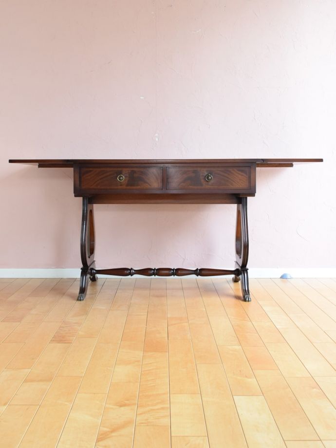 両方開いて広々と