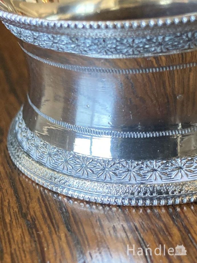 アンティークのシルバーナプキンリング