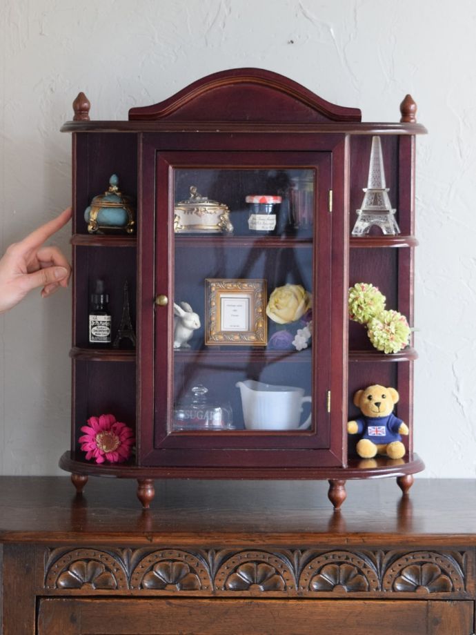 フランスのアンティークウォールキャビネット