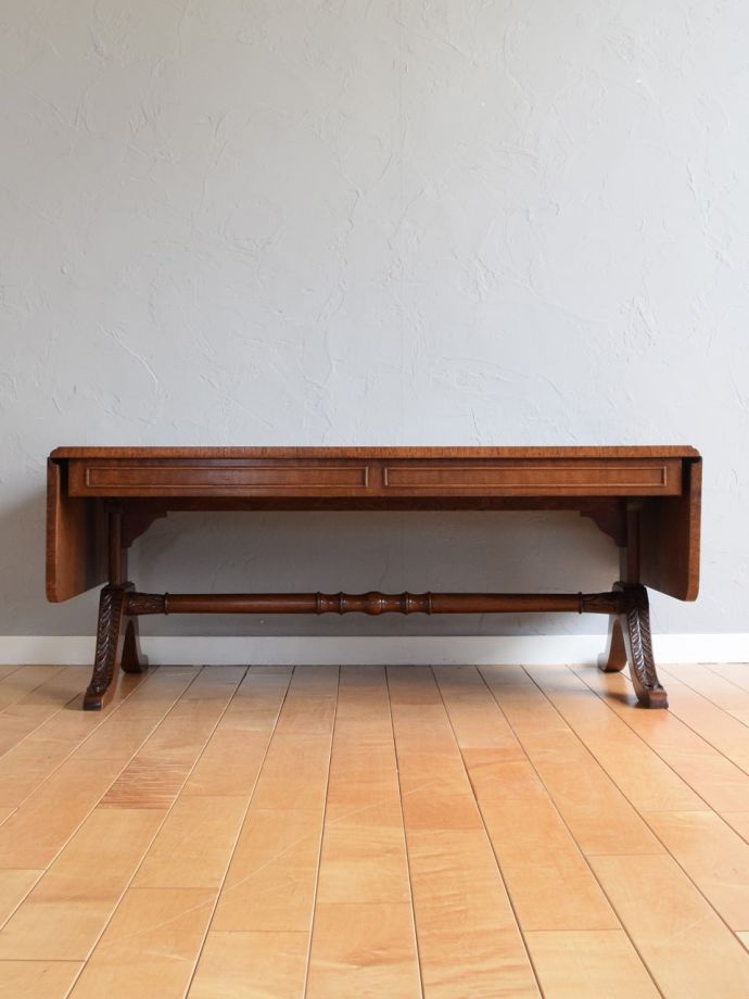 畳んだ時のバタフライテーブル