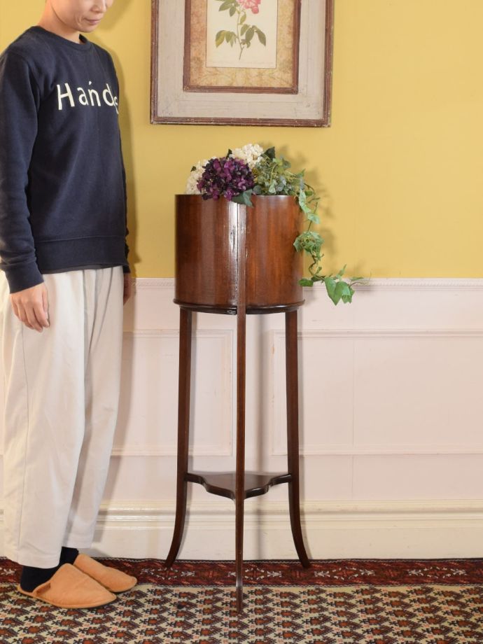 アンティークのプランツスタンド