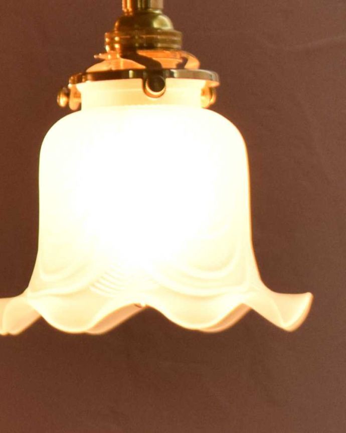 シャンデリアのガラスシェード