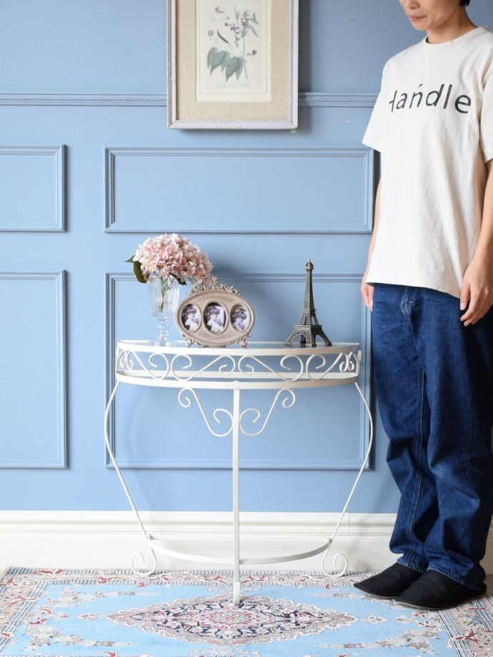 フランスアンティークのコンソールテーブル