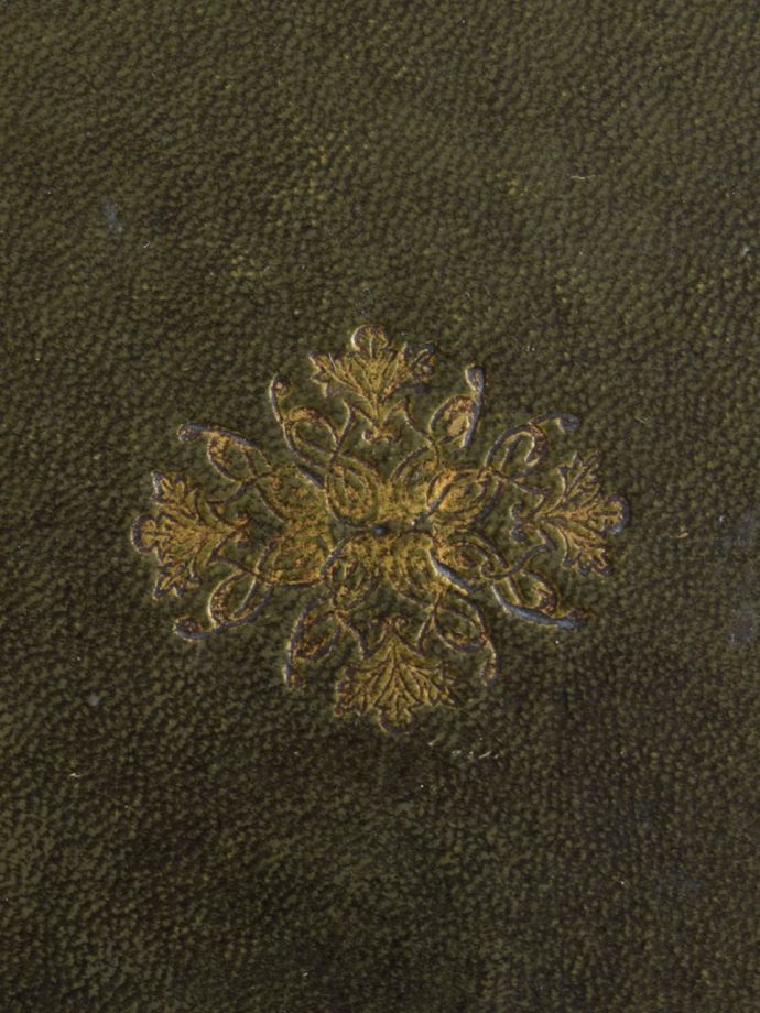 アンティークデスクの装飾