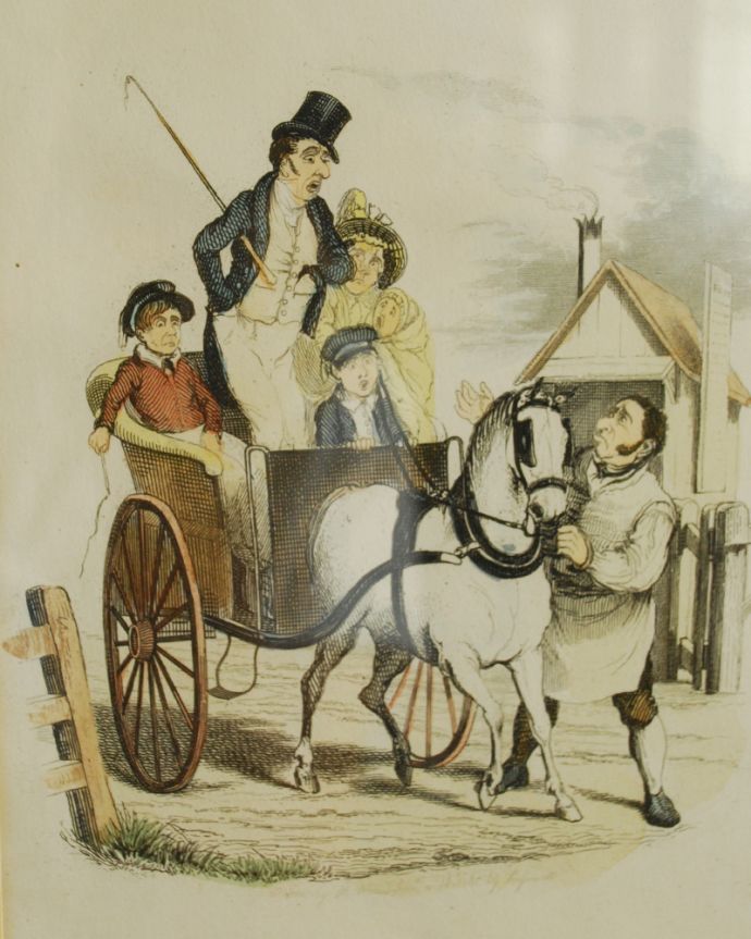 アンティーク その他の雑貨　アンティーク雑貨　壁から始めるオシャレなインテリア、イギリスアンティークのアートフレーム（b） 。アンティークだけが持つ風合いアンティークなので、多少のキズ、汚れはあります。(k-3784-z-b)