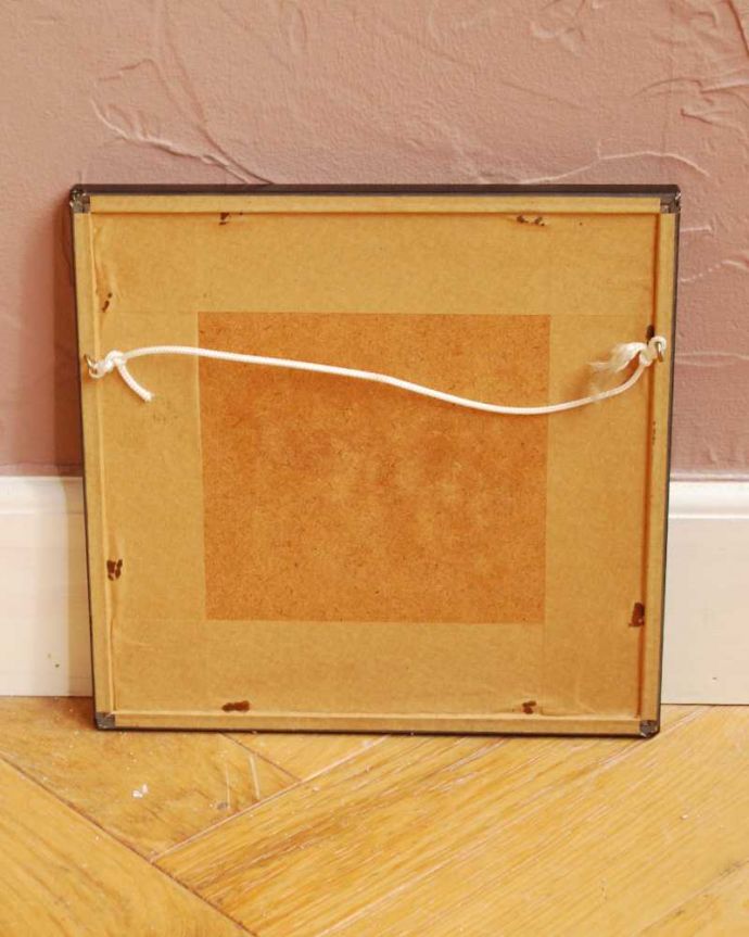 アンティーク その他の雑貨　アンティーク雑貨　北西イングランドのマップ、イギリスで見つけたアンティークアートフレーム(westmoland)。後ろから見ると･･･こんな感じで壁に引っ掛けられるようになっています。(k-3788-z)