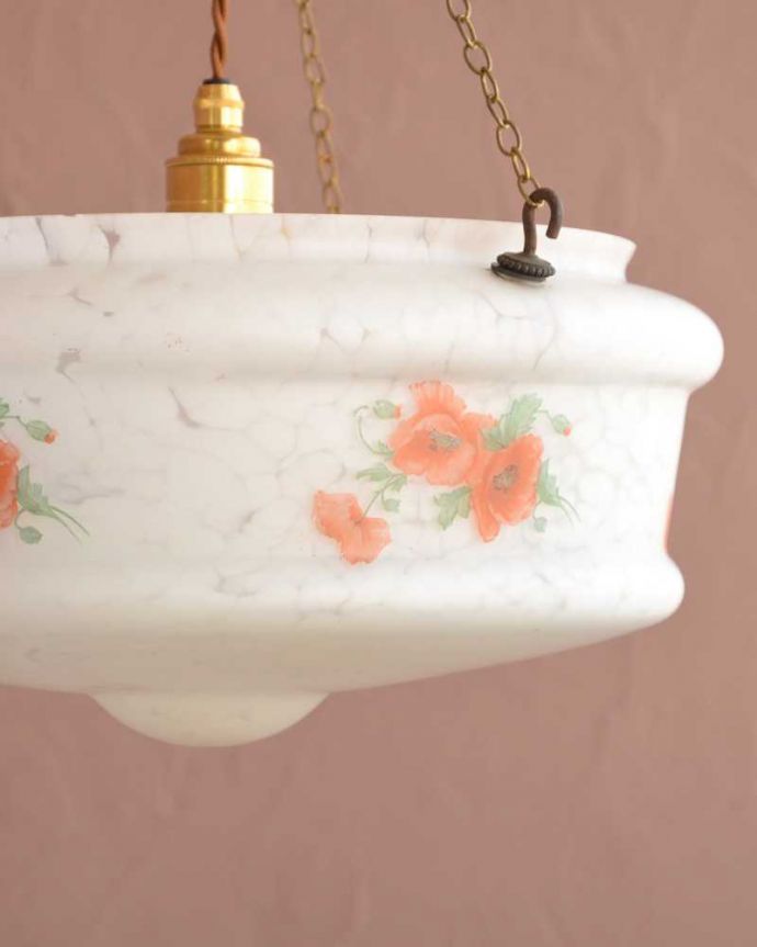 アンティークガラスのシェード