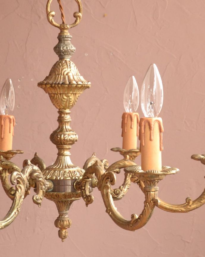 シャンデリア　照明・ライティング　アンティーク シャンデリア　(k-4153-z)