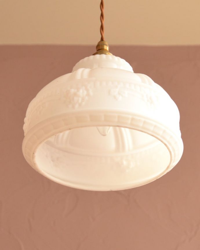 照明・ライティング　アンティーク シェード　(k-4158-z)