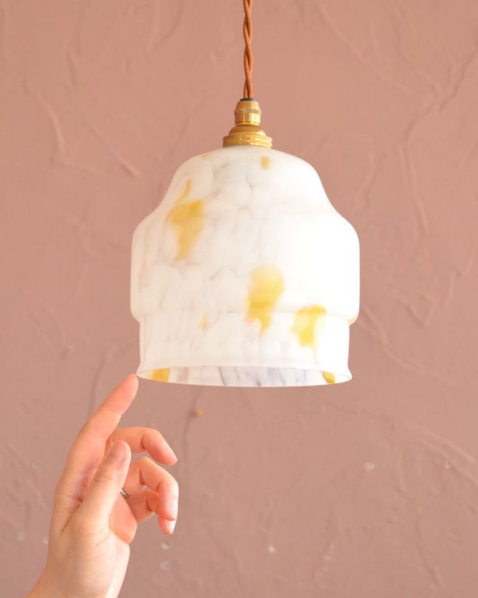 照明・ライティング　アンティーク シェード　(k-4189-z)