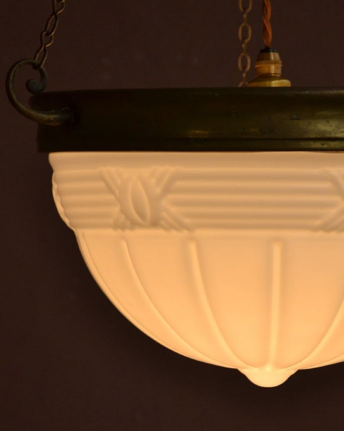 シャンデリア　照明・ライティング　アンティーク ハンギングボウル　(k-4224-z)