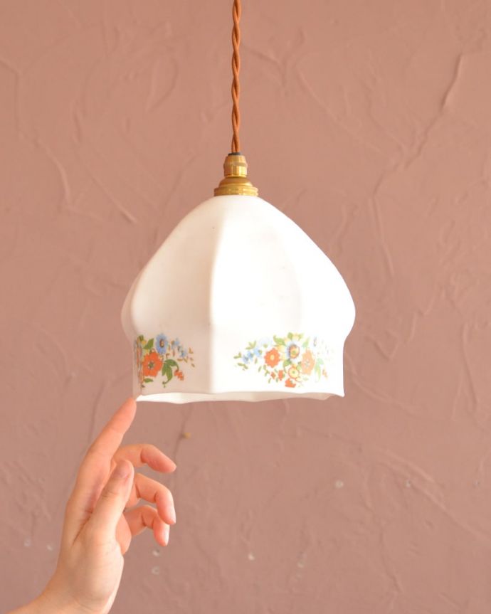 照明・ライティング　アンティーク シェード　(k-4226-z)