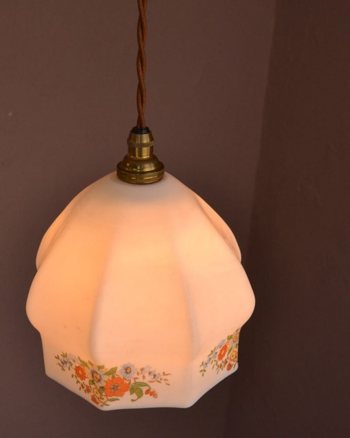 照明・ライティング　アンティーク シェード　(k-4226-z)