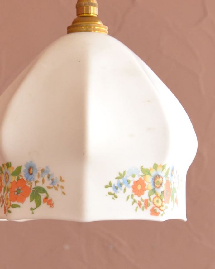 照明・ライティング　アンティーク シェード　。(k-4226-z)