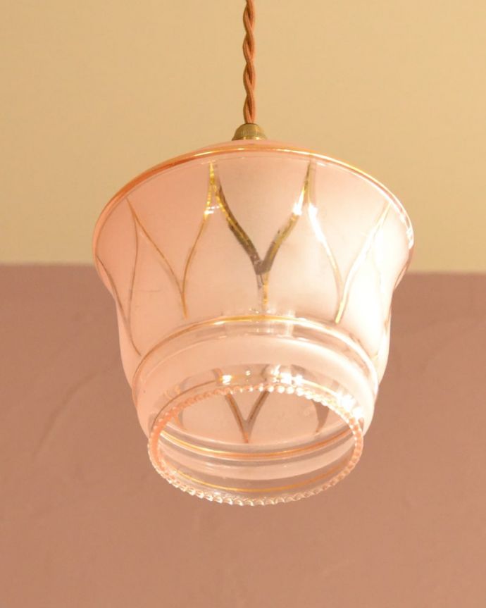 ペンダントライト　照明・ライティング　アンティーク シェード　(k-4236-z)