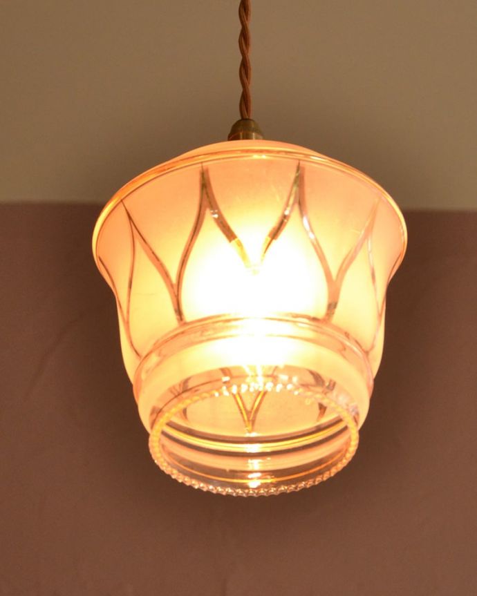 ペンダントライト　照明・ライティング　アンティーク シェード　(k-4236-z)