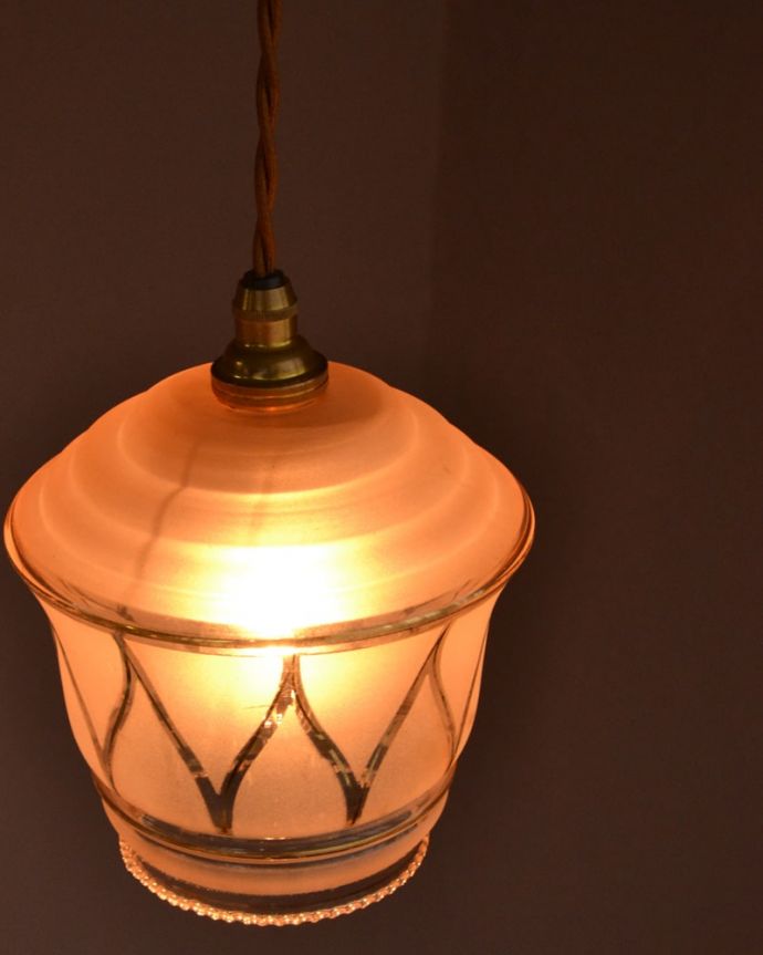 ペンダントライト　照明・ライティング　アンティーク シェード　(k-4236-z)