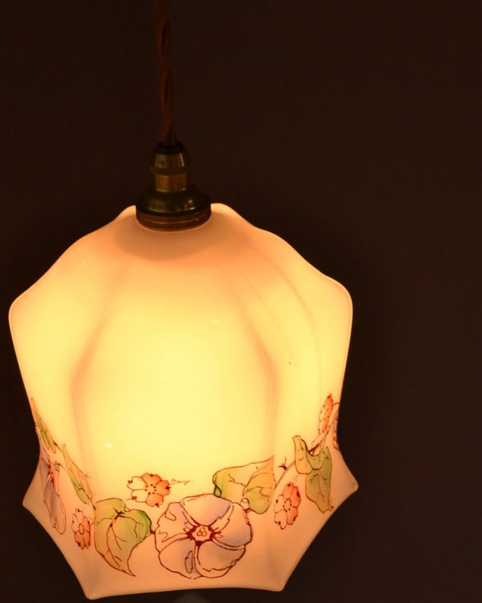 ペンダントライト　照明・ライティング　アンティーク シェード　(k-4237-z)