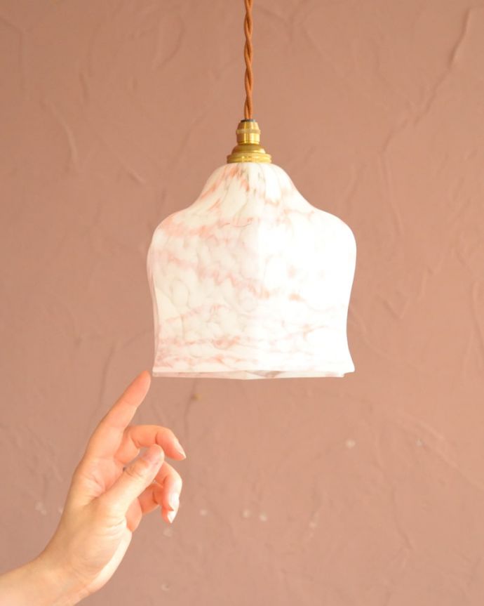 ペンダントライト　照明・ライティング　アンティーク シェード　(k-4246-z)