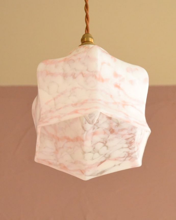 ペンダントライト　照明・ライティング　アンティーク シェード　(k-4246-z)