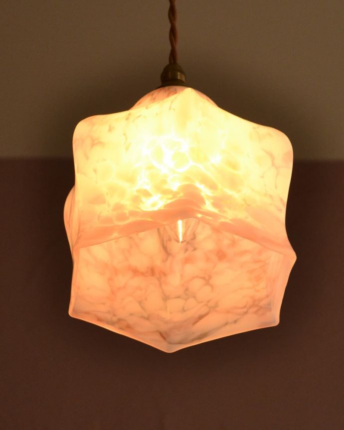 ペンダントライト　照明・ライティング　アンティーク シェード　(k-4246-z)