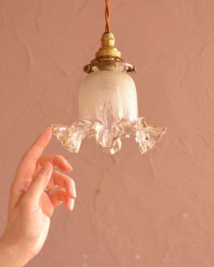 照明・ライティング　アンティーク シェード　(k-4251-z)