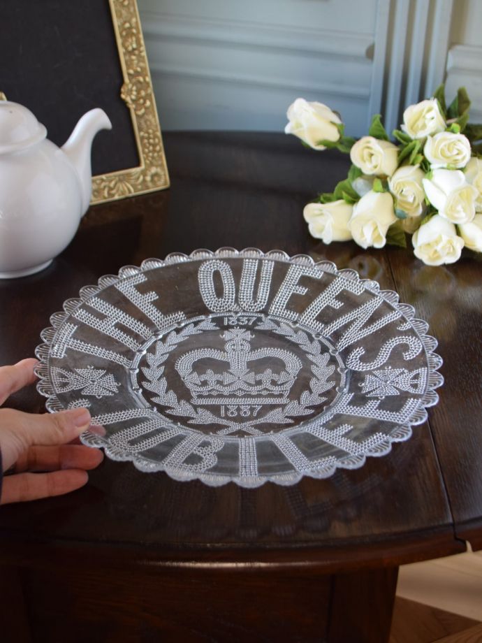 アンティークのガラス食器