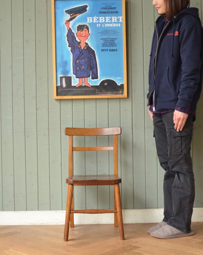 アンティークのスクールチェア