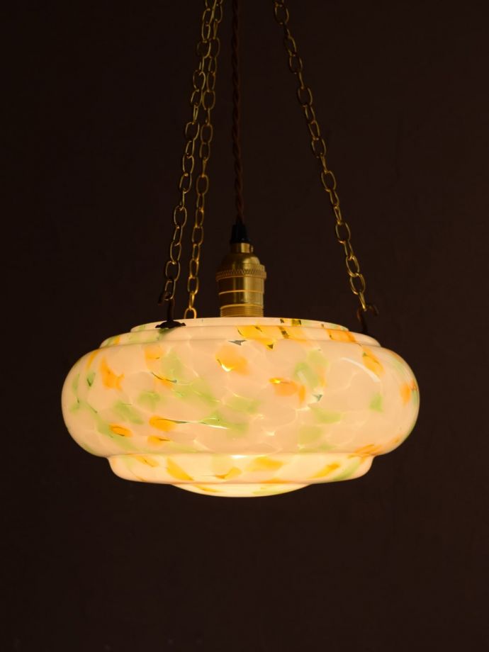 アンティークのハンギングボウル