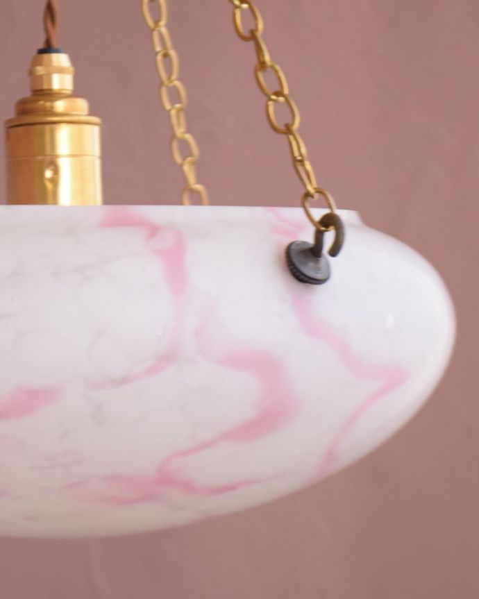 アンティークガラスのシェード