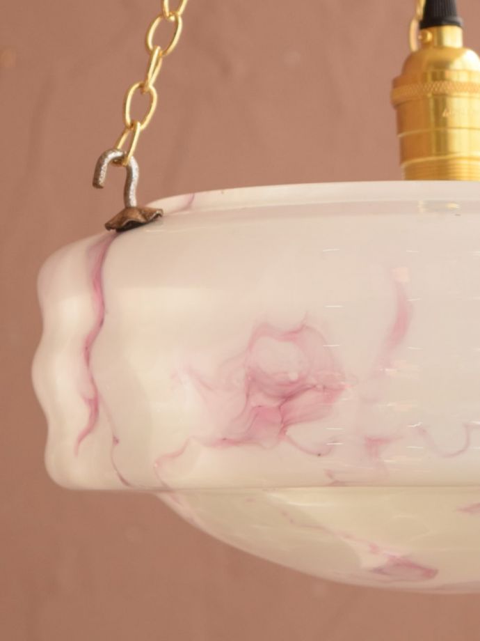 アンティークガラスのシェード