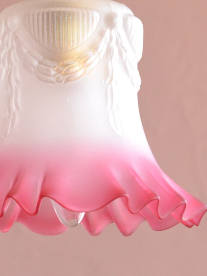 アンティークガラスのシェード