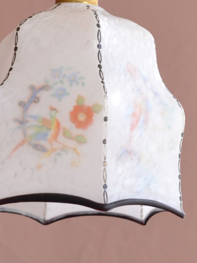 アンティークガラスのシェード