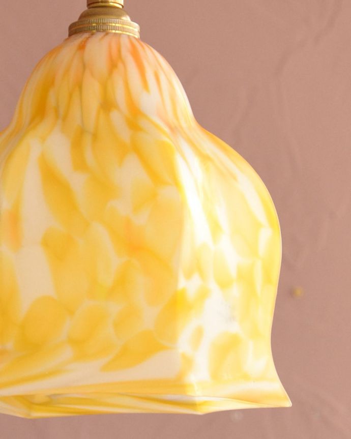 アンティークガラスのシェード