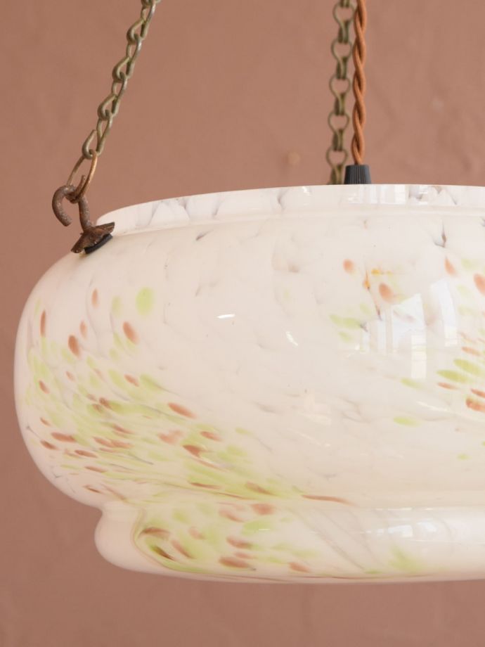 アンティークガラスのシェード