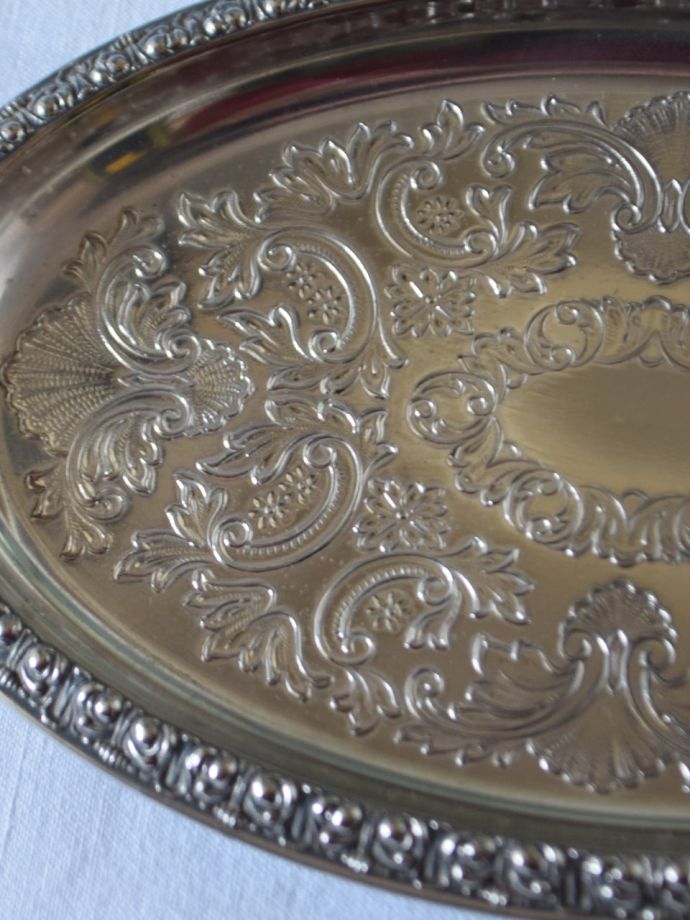 英国アンティークのシルバー雑貨、イギリスで見つけたシルバープレート