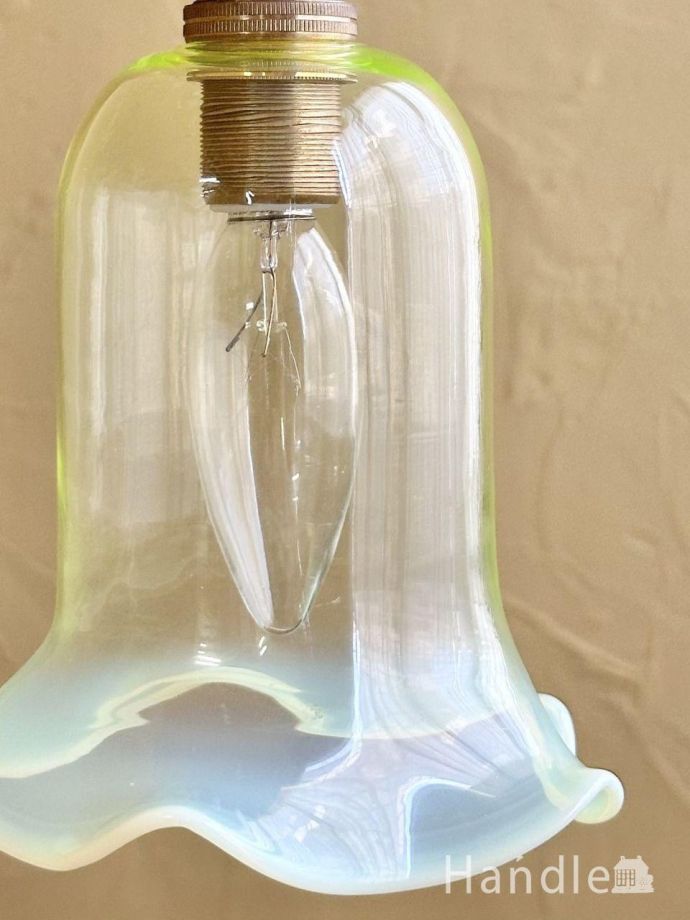 アンティークガラスのシェード