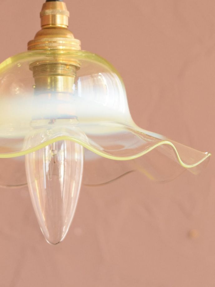 アンティークガラスのシェード