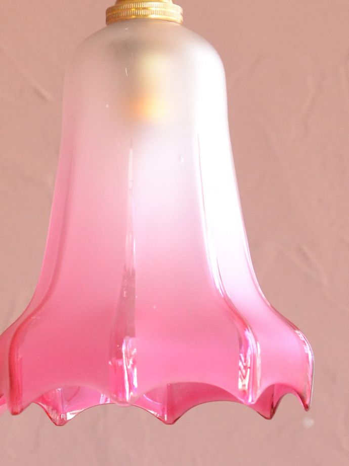 アンティークガラスのシェード