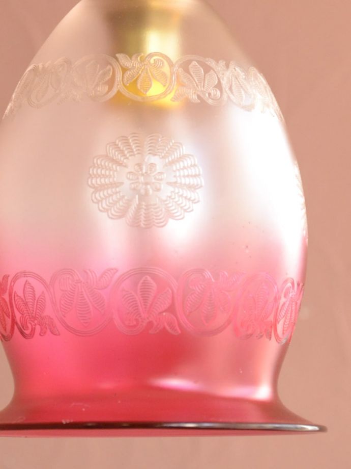 アンティークガラスのシェード