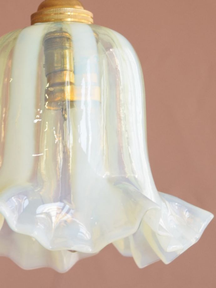 アンティークガラスのシェード