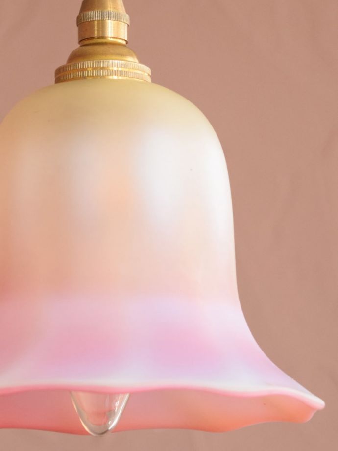 アンティークガラスのシェード