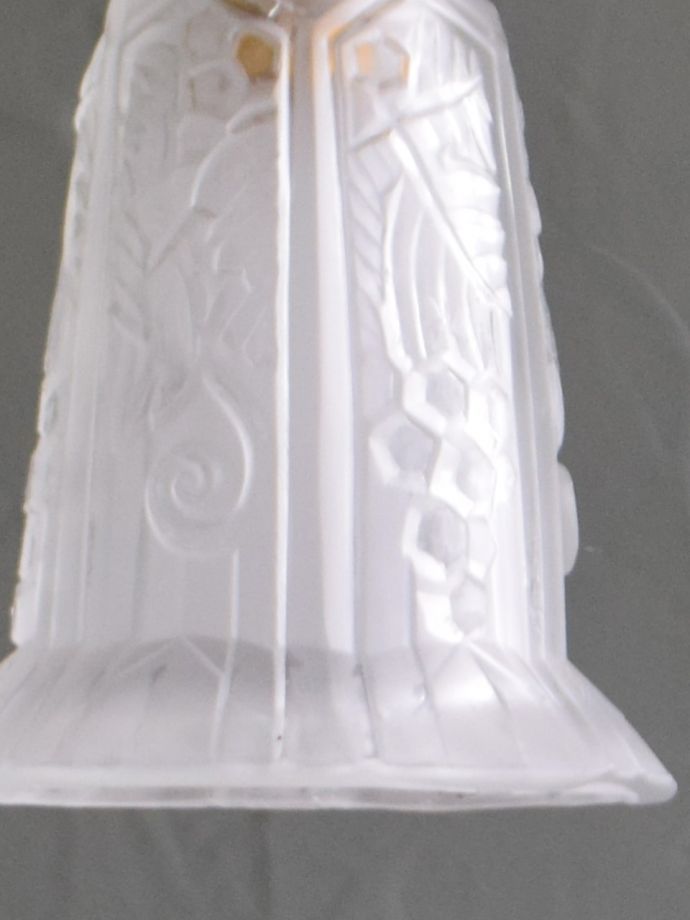 アンティークガラスのランプシェード