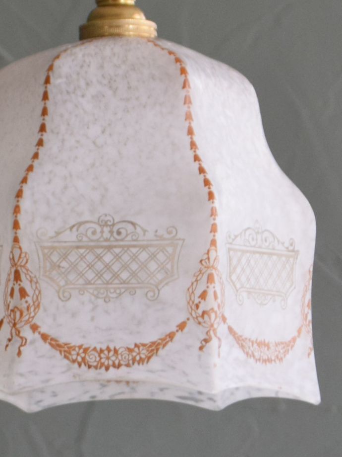 アンティークガラスのシェード