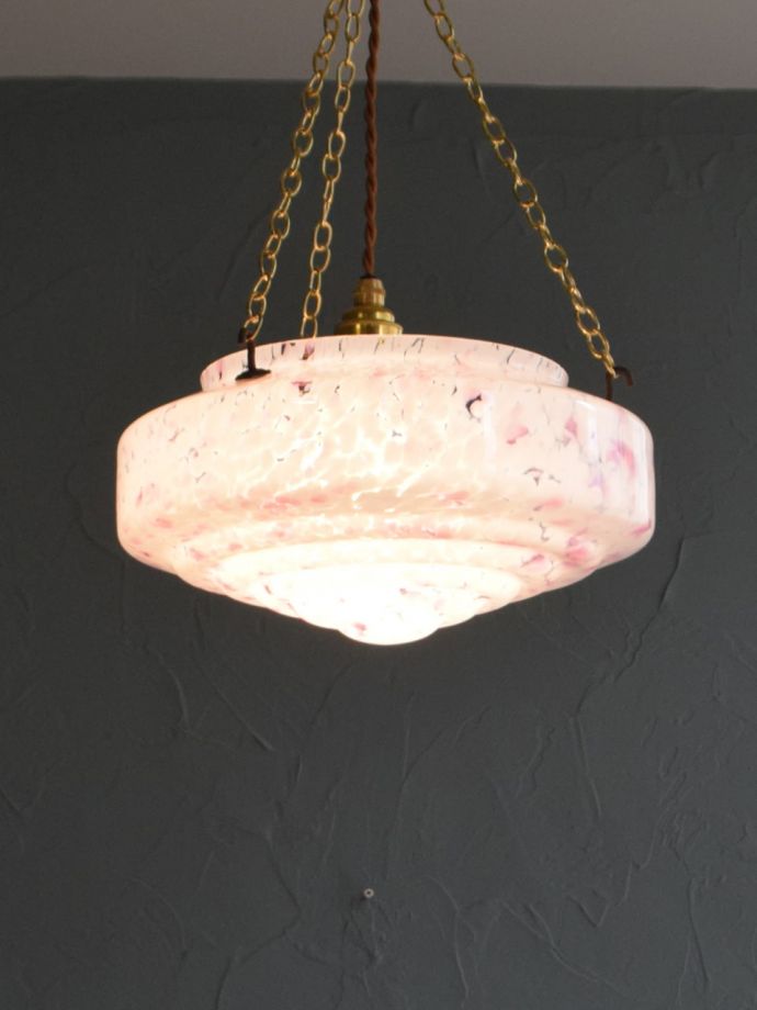 アンティークの照明、ハンギングボウル