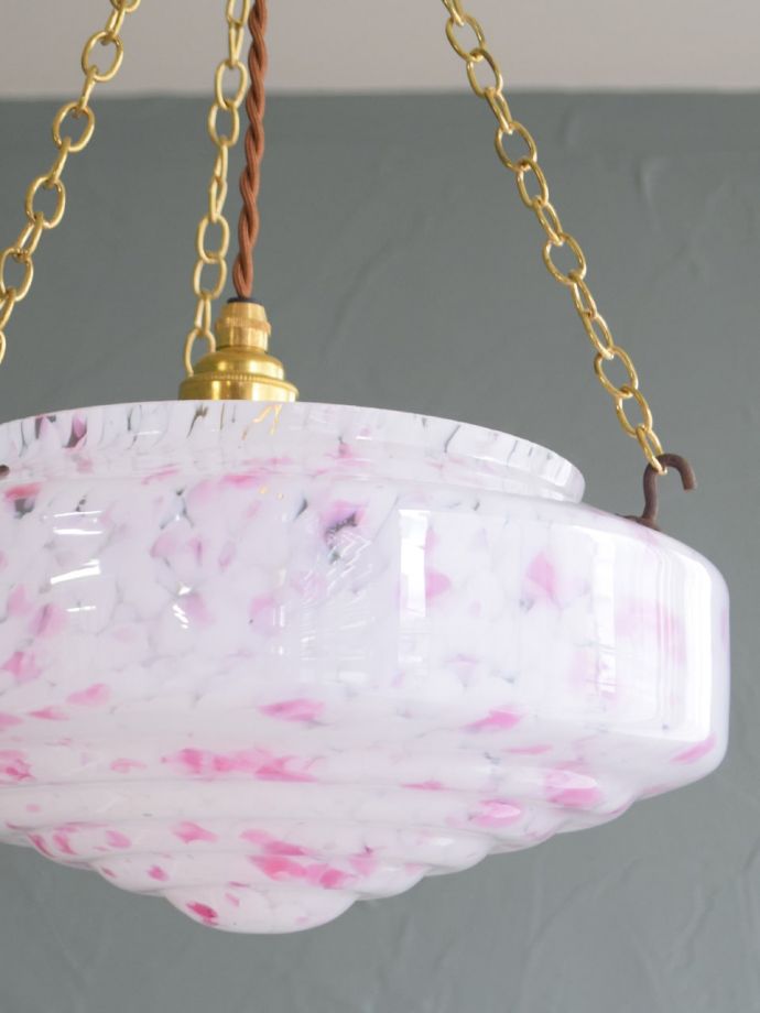 アンティークガラスのシェード