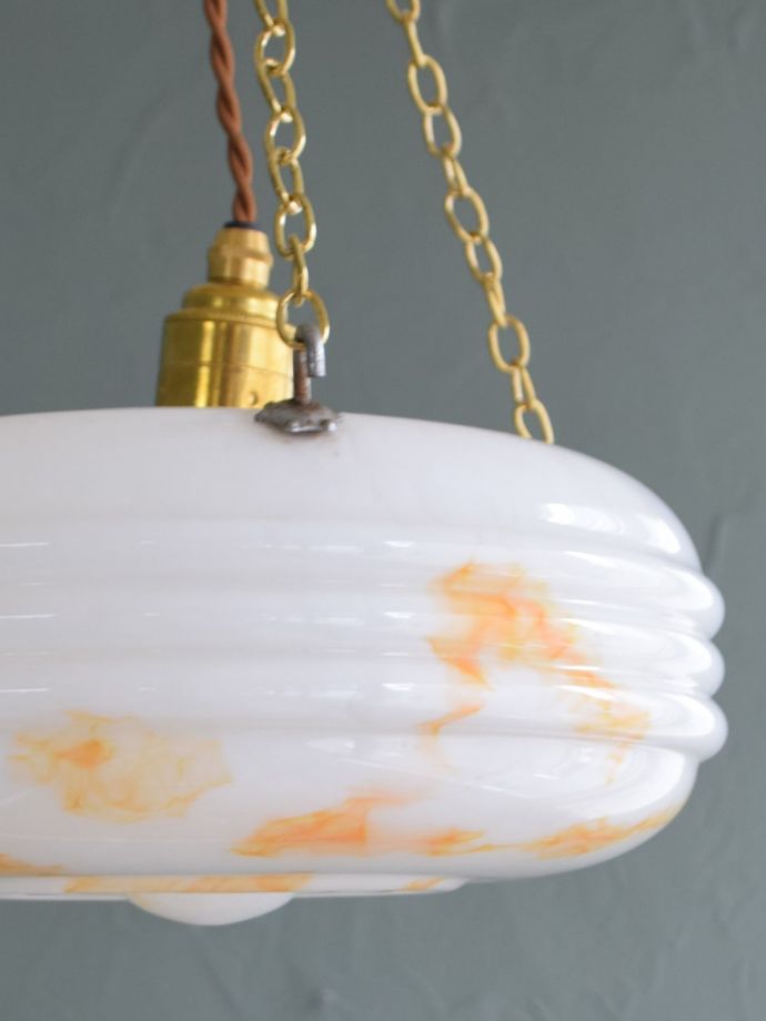 アンティークガラスのシェード