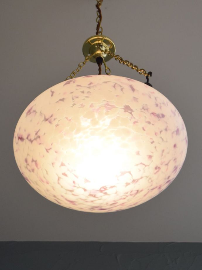 アンティーク照明の美しい灯り