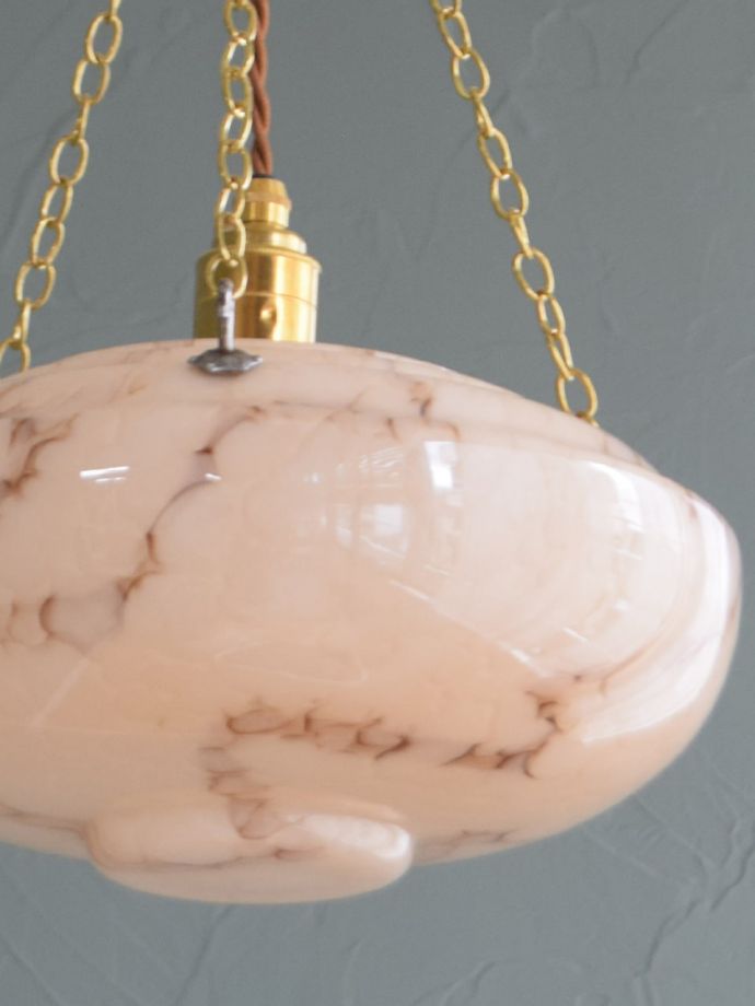 アンティークガラスのシェード