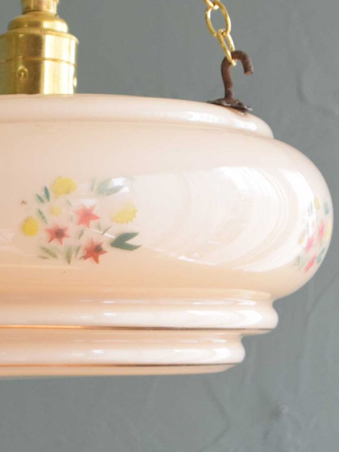 アンティークガラスのシェード